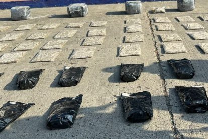 La sustancia estaba distribuida en paquetes.