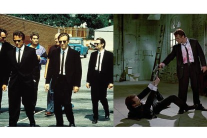 Este fue el primer largometraje dirigido por Tarantino, incluso hizo el script y aparece como uno de los asesinos.