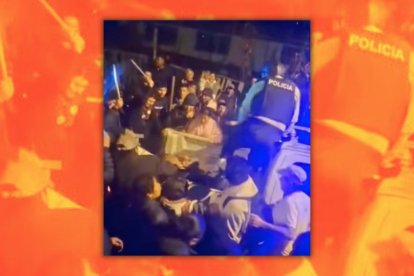 Los vecinos les dieron su merecido a los sospechosos y hasta la Policía recibió su dosis