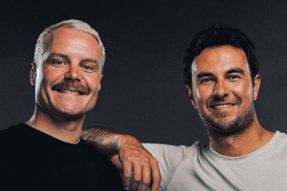 Checo Pérez (d) y Valtteri Bottas los nuevos pilotos de Cadillac F1.