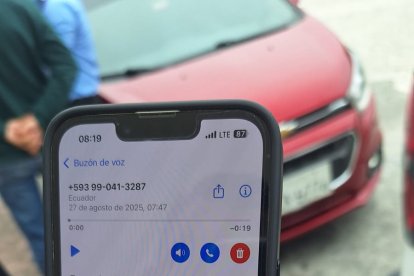 El mensaje que recibió el coordinador de audiencias.