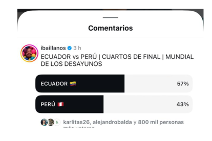 Así se encuentra el comentario de Ibai en la cuenta de Instagram