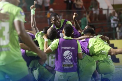 Liga de Portoviejo festejó avanzar a los octavos de final de Copa Ecuador.
