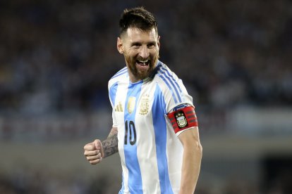Lionel Messi, capitán de la selección argentina de fútbol.