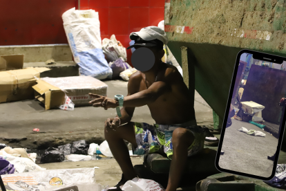 Él es Moro, hombre que encontró a la bebé.