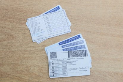 En la vivienda allanada se encontraron los plásticos para imprimir licencias de conducir falsas.