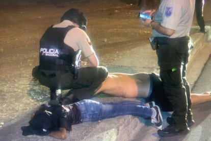 Tres sospechosos fueron retenidos por los gendarmes.