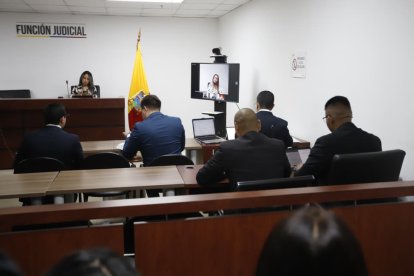 La audiencia se realiza en el Complejo Judicial Norte.