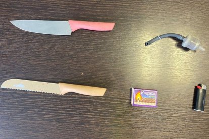 Esta es la evidencia que le encontraron al sospechoso.