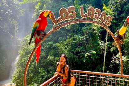 El mirador permite contemplar la belleza de la selva amazónica.
