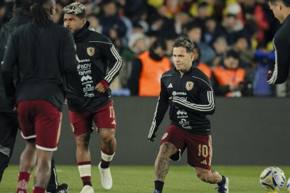 Yeferson Soteldo, volante de la selección venezolana.