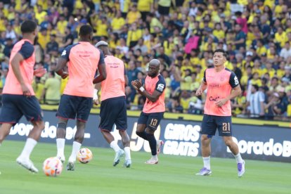 Así fue el calentamiento de Ecuador.