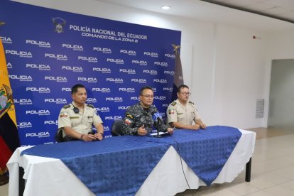 El coronel Francisco Zumárraga, comandante de la Zona 8, informó los detalles de la liberación.