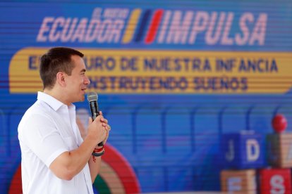 Daniel Noboa, presidente de Ecuador.