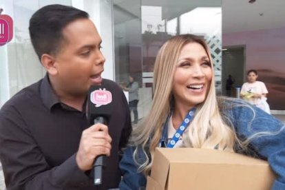 Dieter junto a Jasú Montero, días antes de que se diera la polémica.