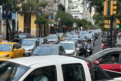 Calles del centro de Guayaquil la mañana de este 11 de septiembre.