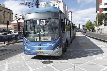Varias paradas de la Ecovía se suspenden por las protestas.