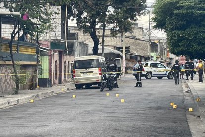 En la escena fijaron 13 indicios.