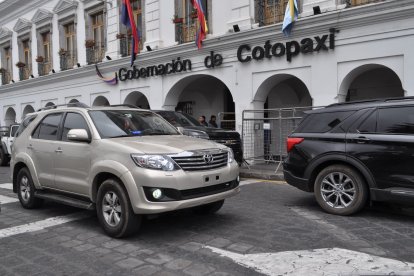 El presidente Daniel Noboa se instaló en la Gobernación de Cotopaxi.