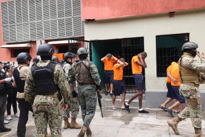 Las Fuerzas Armadas intervinieron en la cárcel para asegurar el pabellón y controlar la situación.