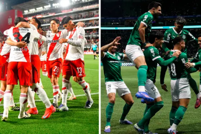 River Plate y Palmeiras rivalizan en los cuartos de final de Copa Libertadores.