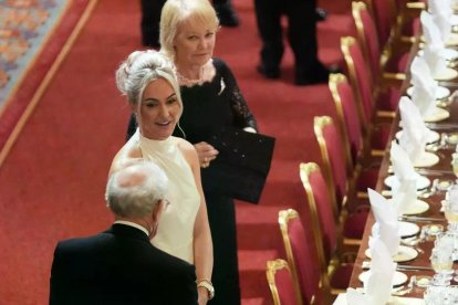 Charley Hull y Donald Trumpo coincidieron en el Castillo Winsdor.