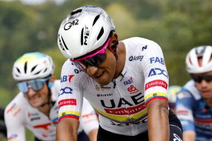 Jhonatan Narváez se ubica en la sexta casilla, a 12 segundos del líder.