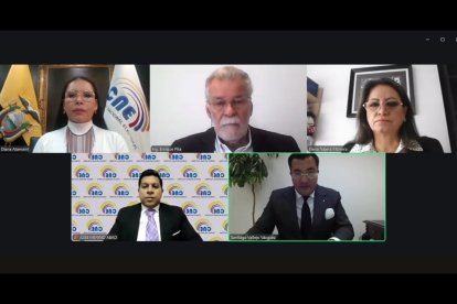 El pleno del Consejo Nacional Electoral (CNE) se reunió de forma virtual este sábado 20 de septiembre de 2025.