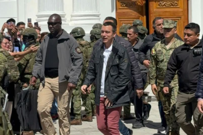 Daniel Noboa en Latacunga.