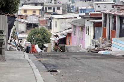 En este sector se produjo el crimen.