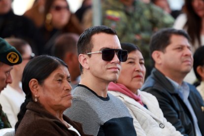 El presidente Daniel Noboa.