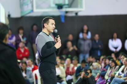 Daniel Noboa, presidente de Ecuador.