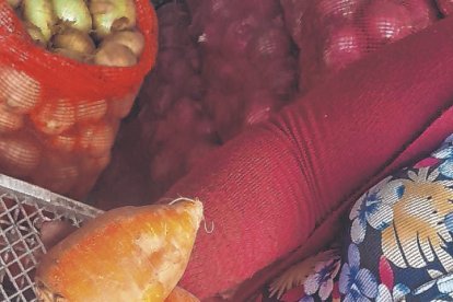 Las zanahorias que se encuentran en el mercado de Montebello.