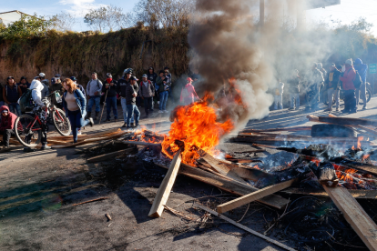 Bloqueos en carreteras de Ecuador durante el paro nacional del 25 de septiembre de 2025.