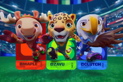 Estas son las tres mascotas para el Mundial 2026 que organizarán Canadá, México y Estados Unidos.