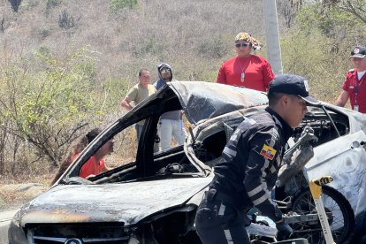 Los familiares de Benincaza protagonizaron escenas de dolor tras conocer su deceso