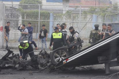 La fachada del centro carcelario quedó con daños a causa de la explosión. Sin embargo, no hubo heridos ni fallecidos.