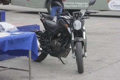 La moto que habría sido usada en el hecho fue obtenido por gendarmes.