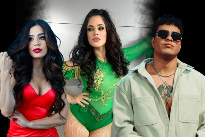 Julissa Jiménez, Mayra Jaime y Cristhian Freire