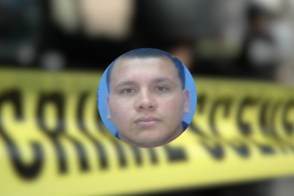 La víctima en Ricaurte.