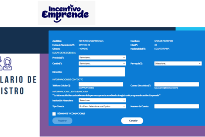 El bono Incentivo Emprende 2025 es de $ 1.000.