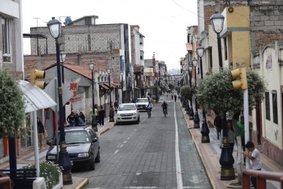 Debido al paro, incluso el flujo vehicular es escaso.
