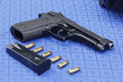 El arma utilizada por el adolescente.