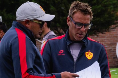 Ezequiel Tartaglia es el entrenador interino de Aucas.