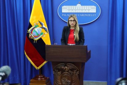 La rueda de prensa de Jaramillo duró poco más de 20 minutos y abordó solo dos temas principales.