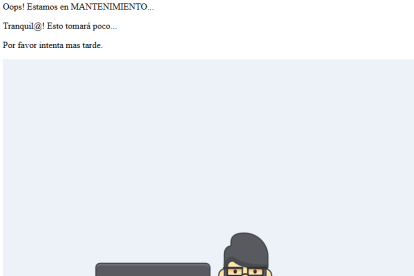 Así me muestra la página para las postulaciones.