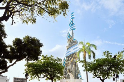 Así de impecable lucía el parque Centenario el pasado 1 de octubre, tras un evento cívico.