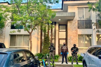 Fiscalía realizó los allanamientos la mañana de este 8 de octubre.