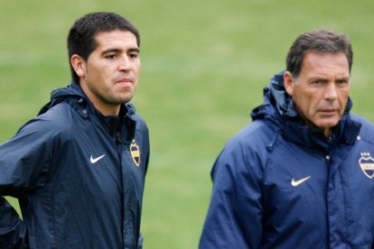 Juan Román Riquelme, actual presidente de Boca, en su etapa como jugador.
