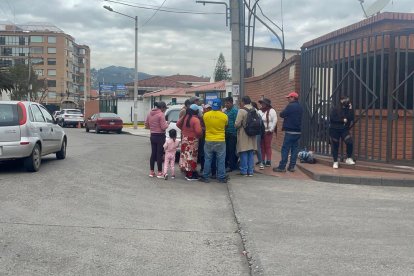 En la Unidad de Flagrancia de Cuenca se esperaba la audiencia contra los detenidos en Cañar.